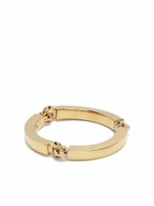 MAOR 18K Yellow Gold Caleum Link Band Ring