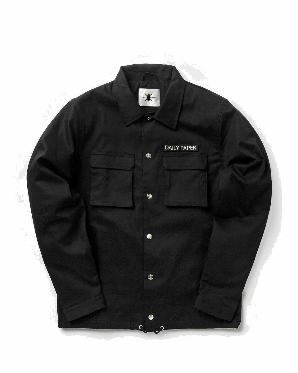 Photo: Daily Paper Cargo Coach Jacket Black - Mens - Coats|Overshirts