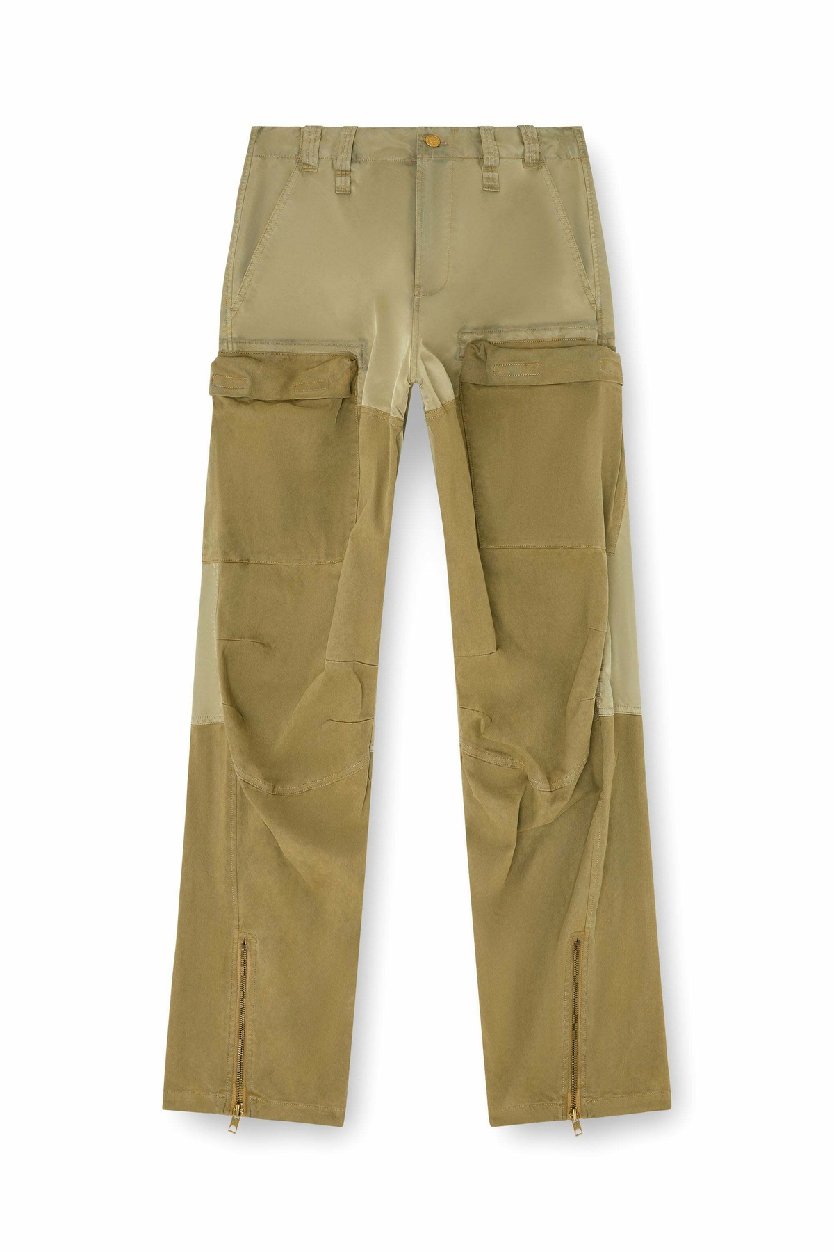 Diesel Cargo pants in cotton and nylon - Pants Womens in Green