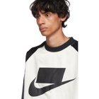 Nike Black and Off-White NSW Windrunner Sweatshirt