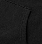 Sunspel - Loopback Cotton-Jersey Zip-Up Hoodie - Black