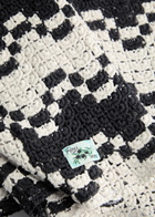 Percival Naples Crotchet-knit Cotton-blend Shirt Ecru