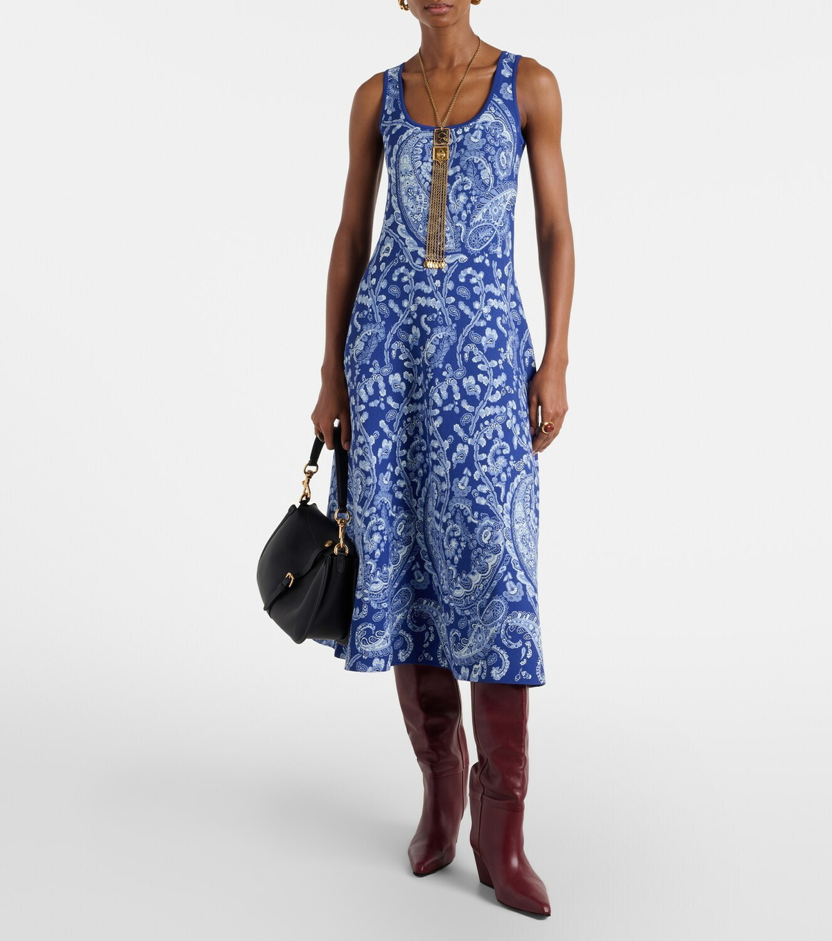 Etro Knitted midi dress