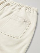 Oliver Spencer - Morwell Webbing-Trimmed Organic Cotton-Jersey Sweatpants - Neutrals