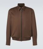 Brioni Cashmere and wool blouson jacket