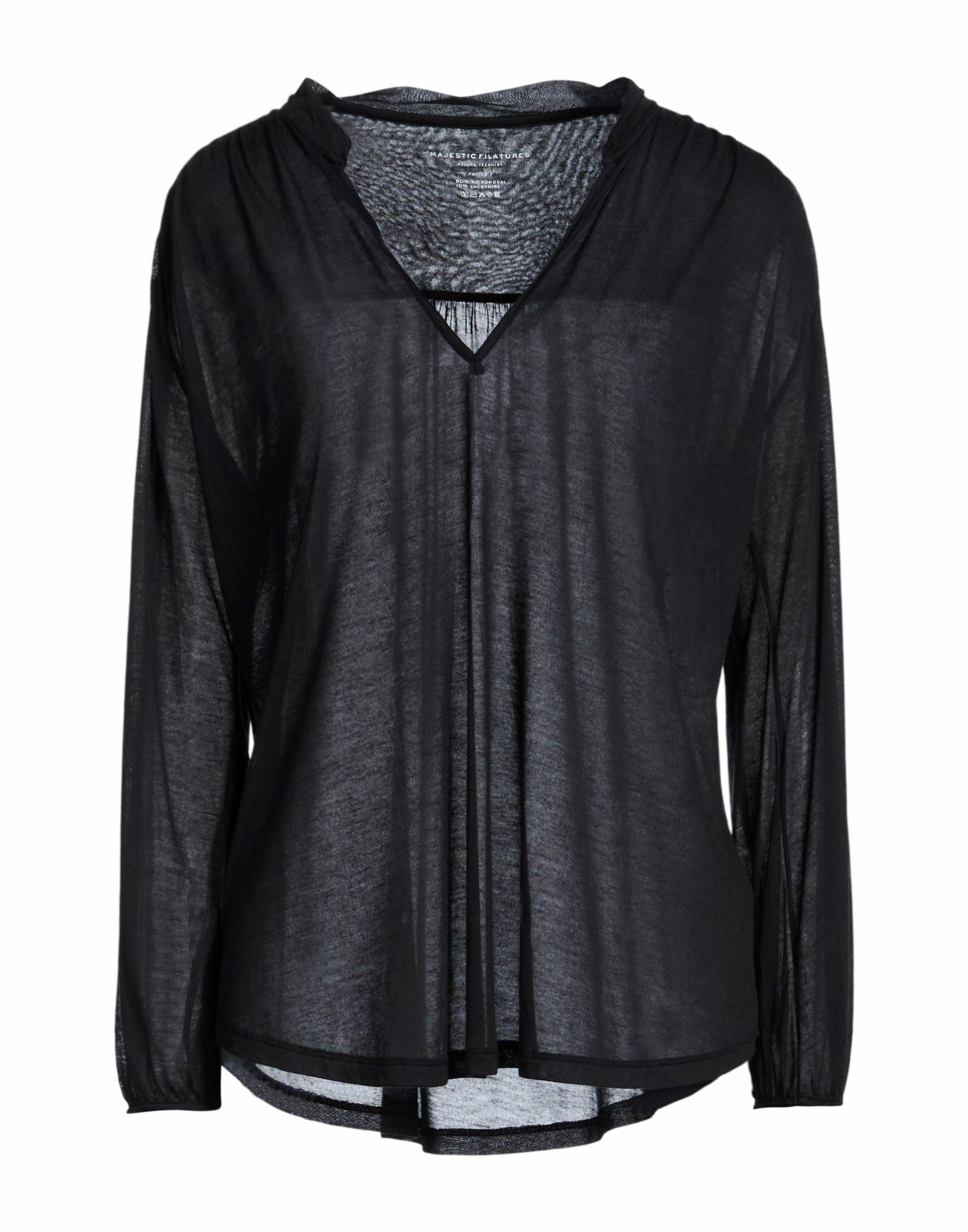 Majestic Filatures Womens T-shirt in Black