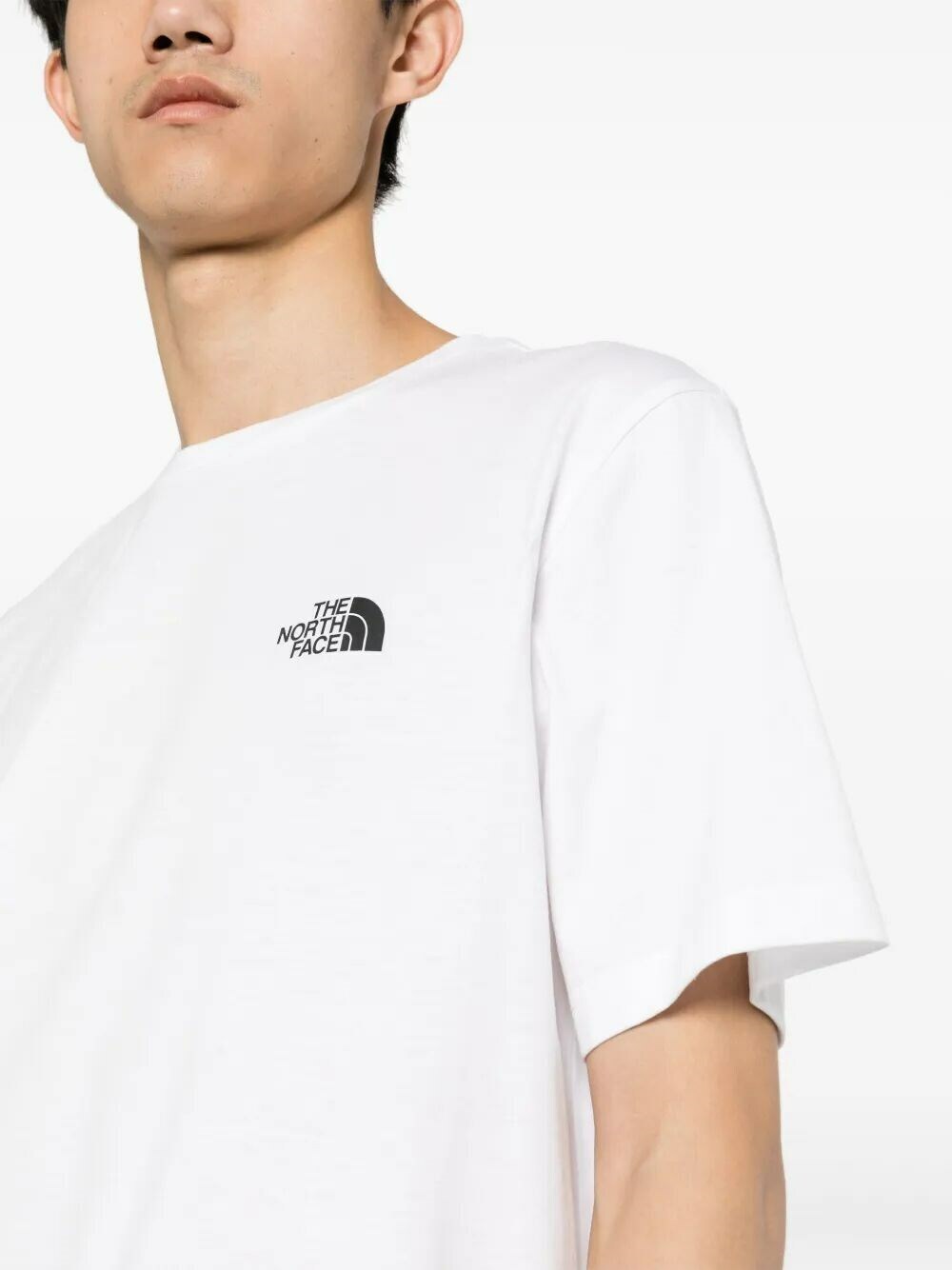 The North Face Man Short Sleeves Simple Dome Tee in White