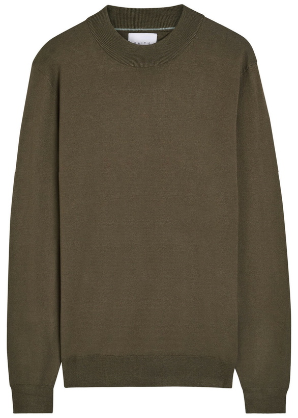 Photo: Raith Noah Knit Jumper Dark Brown