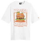 New Era Men's Burger Graphic T-Shirt in White