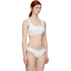 Fleur du Mal White Garcon Bra