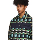 Kenzo Blue and Green Outdoor Jacket