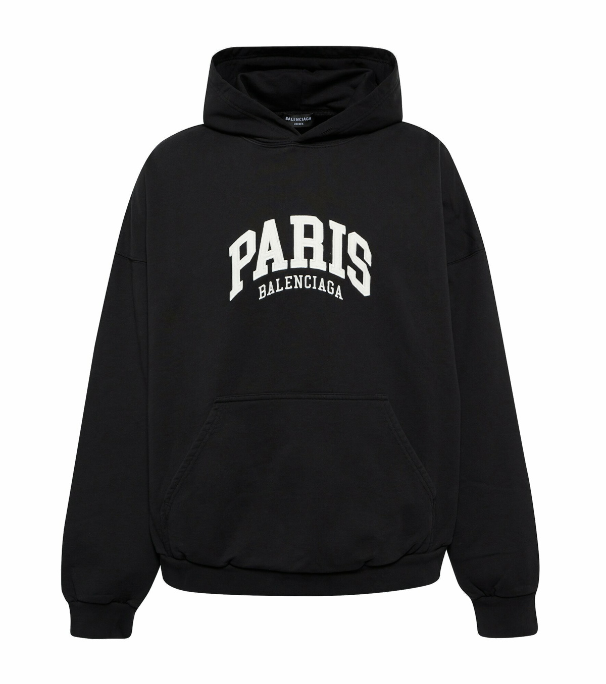 Photo: Balenciaga - Cities Paris cotton jersey hoodie