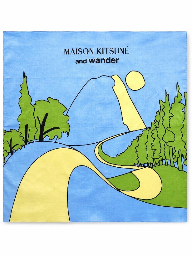 Photo: And Wander - Maison Kitsuné Printed Cotton Bandana