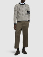 THOM BROWNE All Over Cable Stitch Classic Sweater