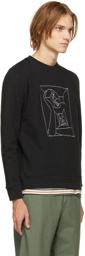 Norse Projects Black Geoff McFetridge Edition Vagn Boredom Logo Sweatshirt
