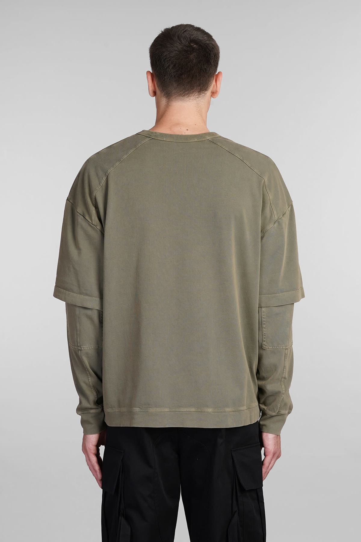 DARKPARK Theo T-shirt In Green Cotton