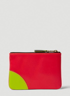 Super Fluo Zip Wallet in Orange