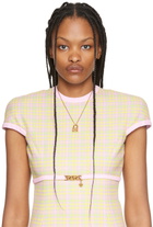 Versace Gold Padlock Necklace