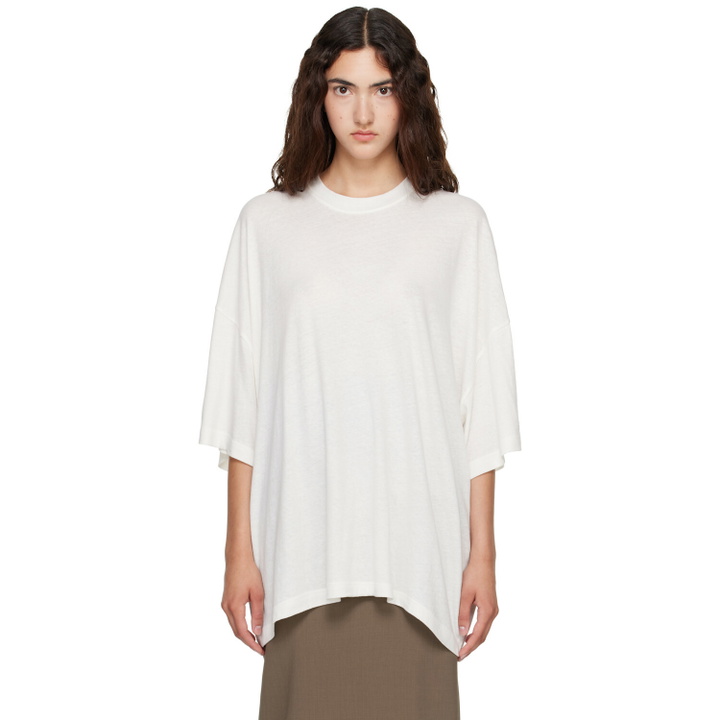 Photo: R2W Off-White Kent Cotton Cash Half Sleeve T-shirt