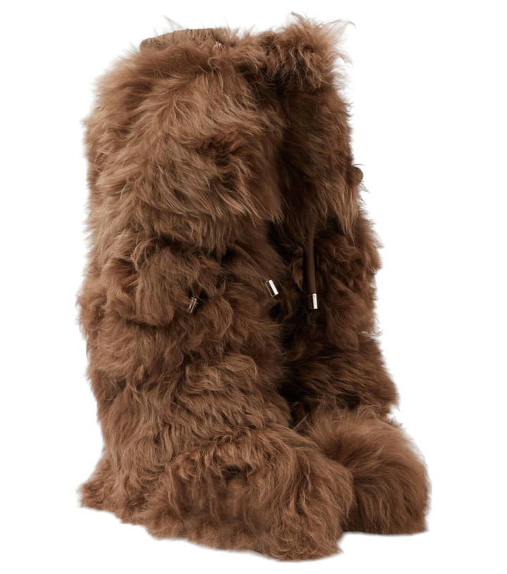 Photo: Moncler Grenoble Gaia High shearling snow boots