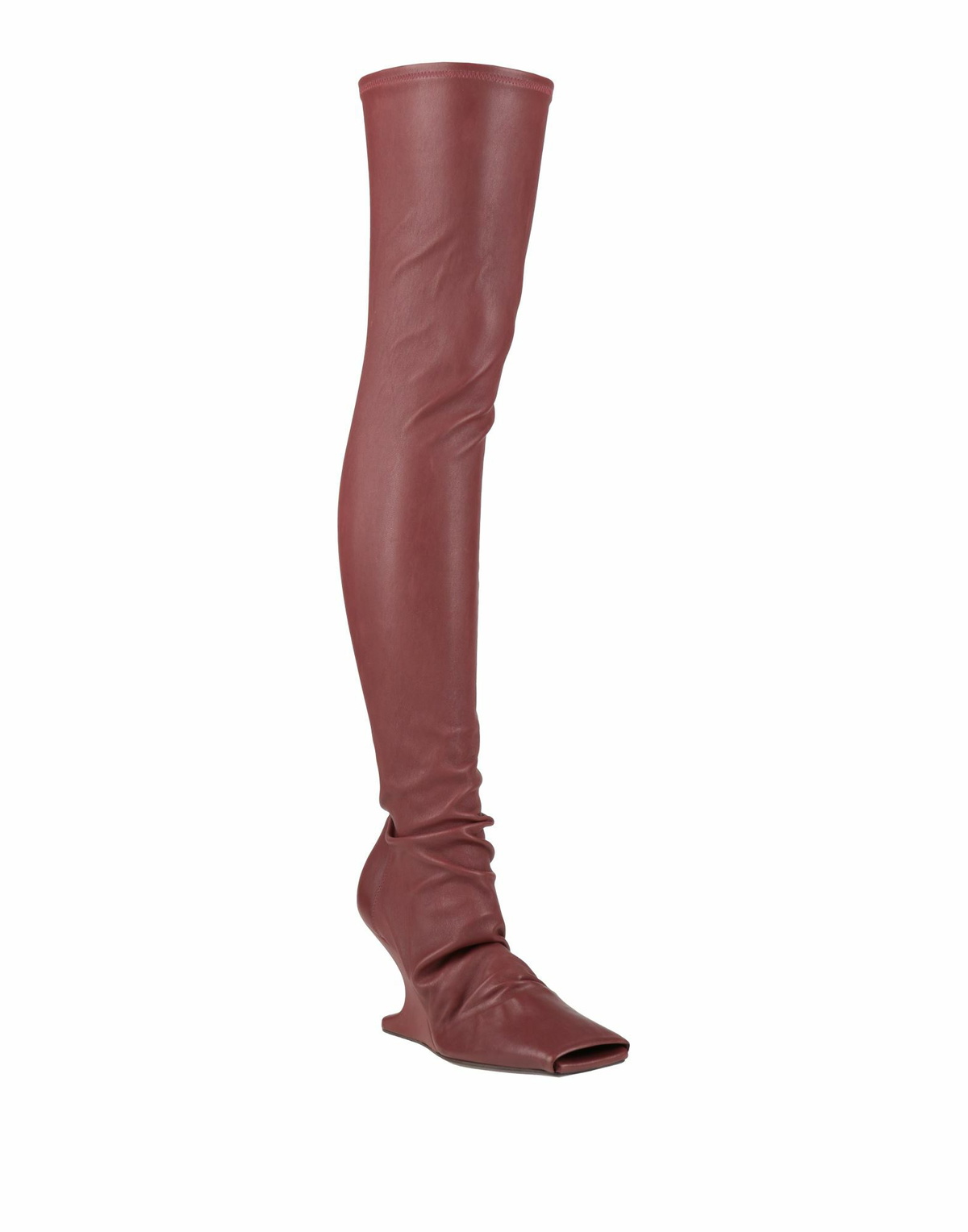 Rick Owens Womens Boot Burgundy