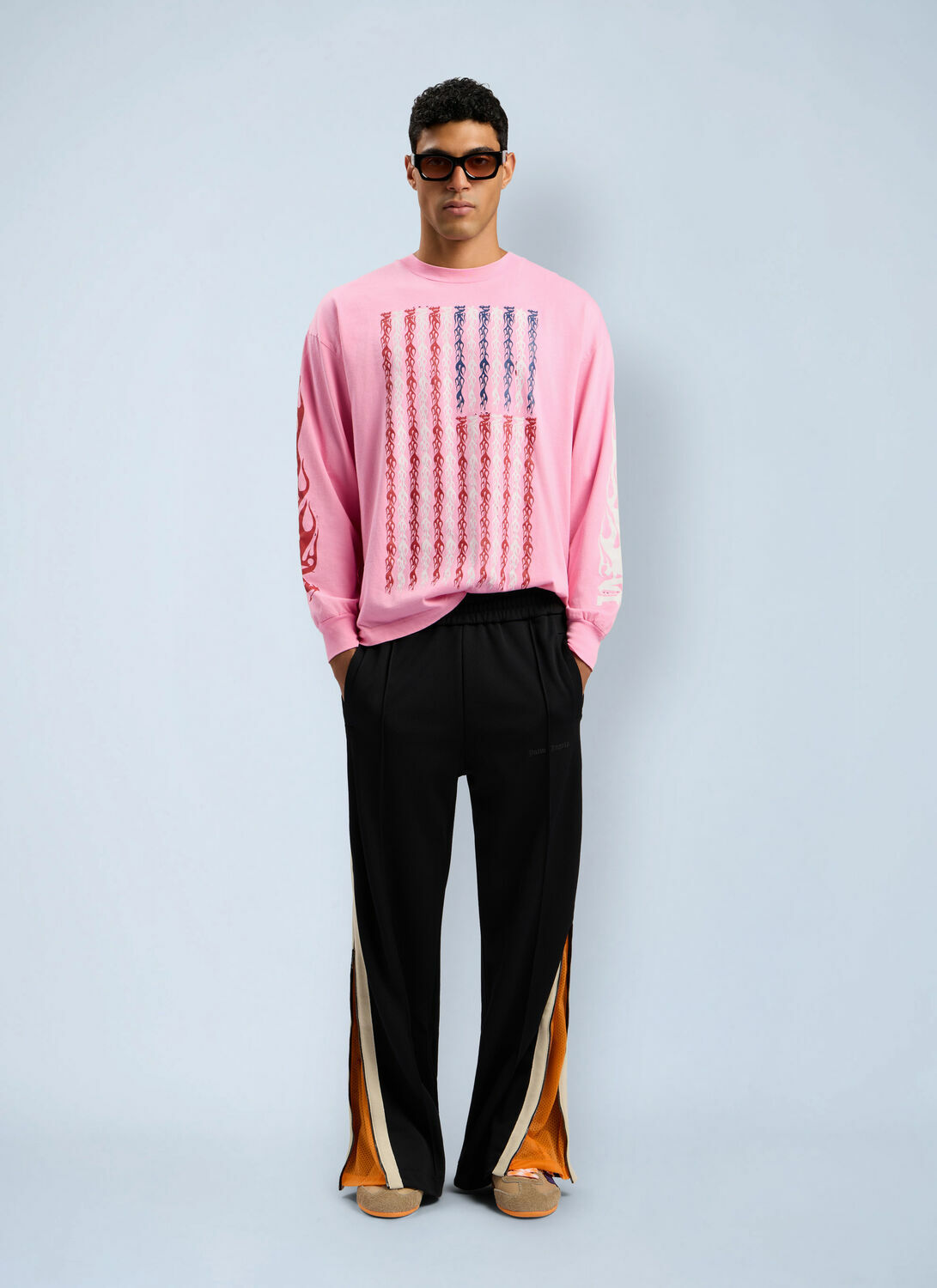 Palm Angels Performance Zip-Up Track Pants