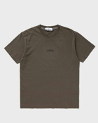 Stone Island Maglieria Tagliata T Shirt/Piq Brown - Mens - Shortsleeves