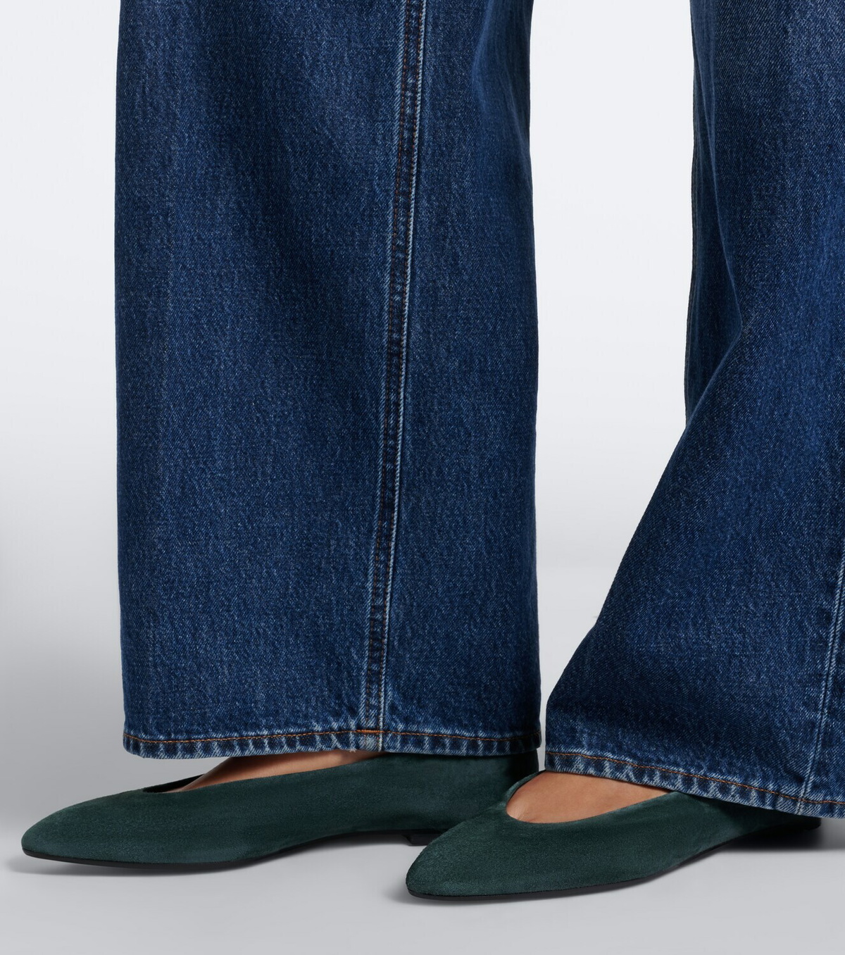 Aeyde Ellie suede ballet flats
