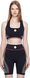 Casablanca Black Seamless Sport Bra