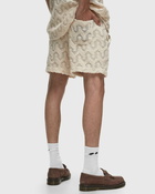 Oas Atlas Crochet Shorts Beige - Mens - Casual Shorts