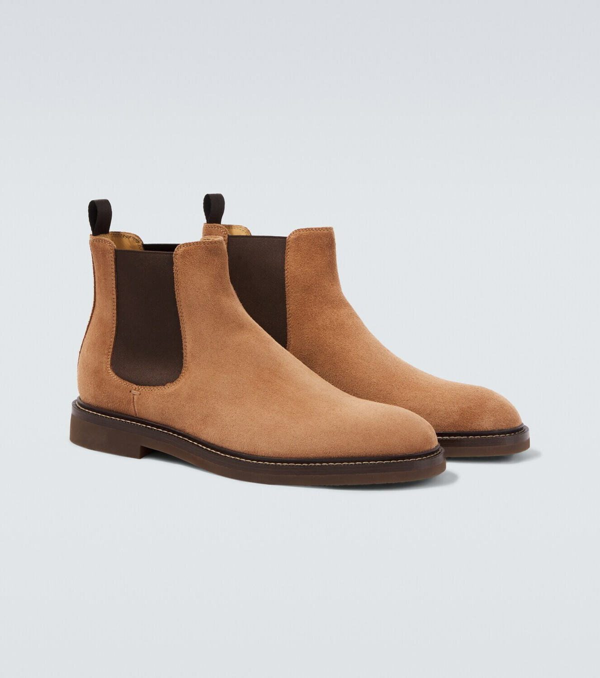 Brunello Cucinelli Suede Chelsea boots