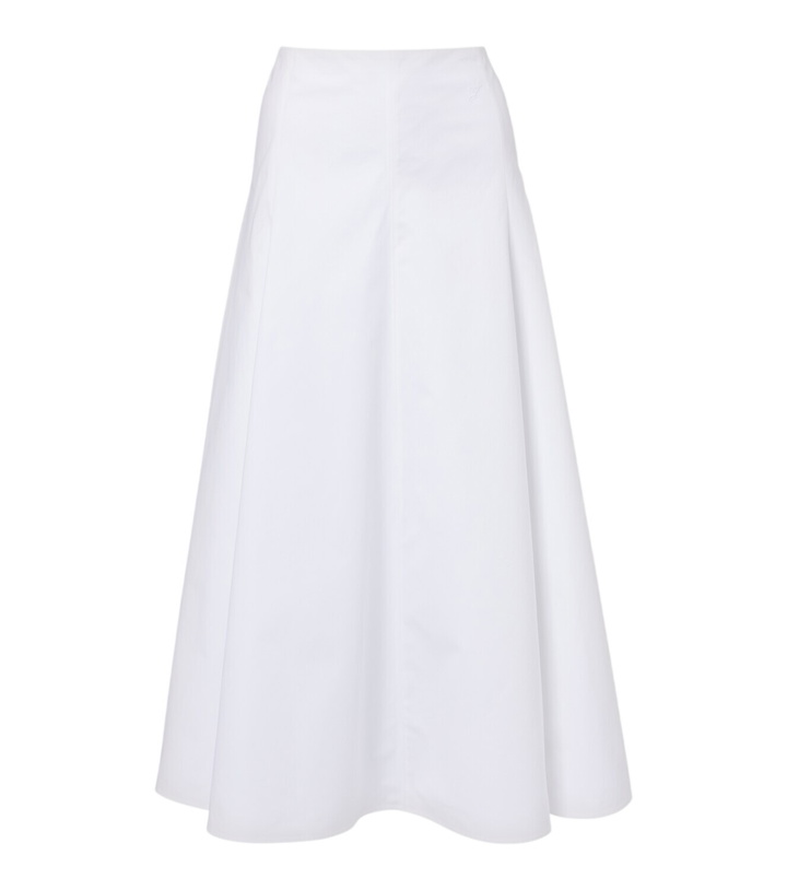 Photo: Jacquemus Triangle cotton-blend midi skirt