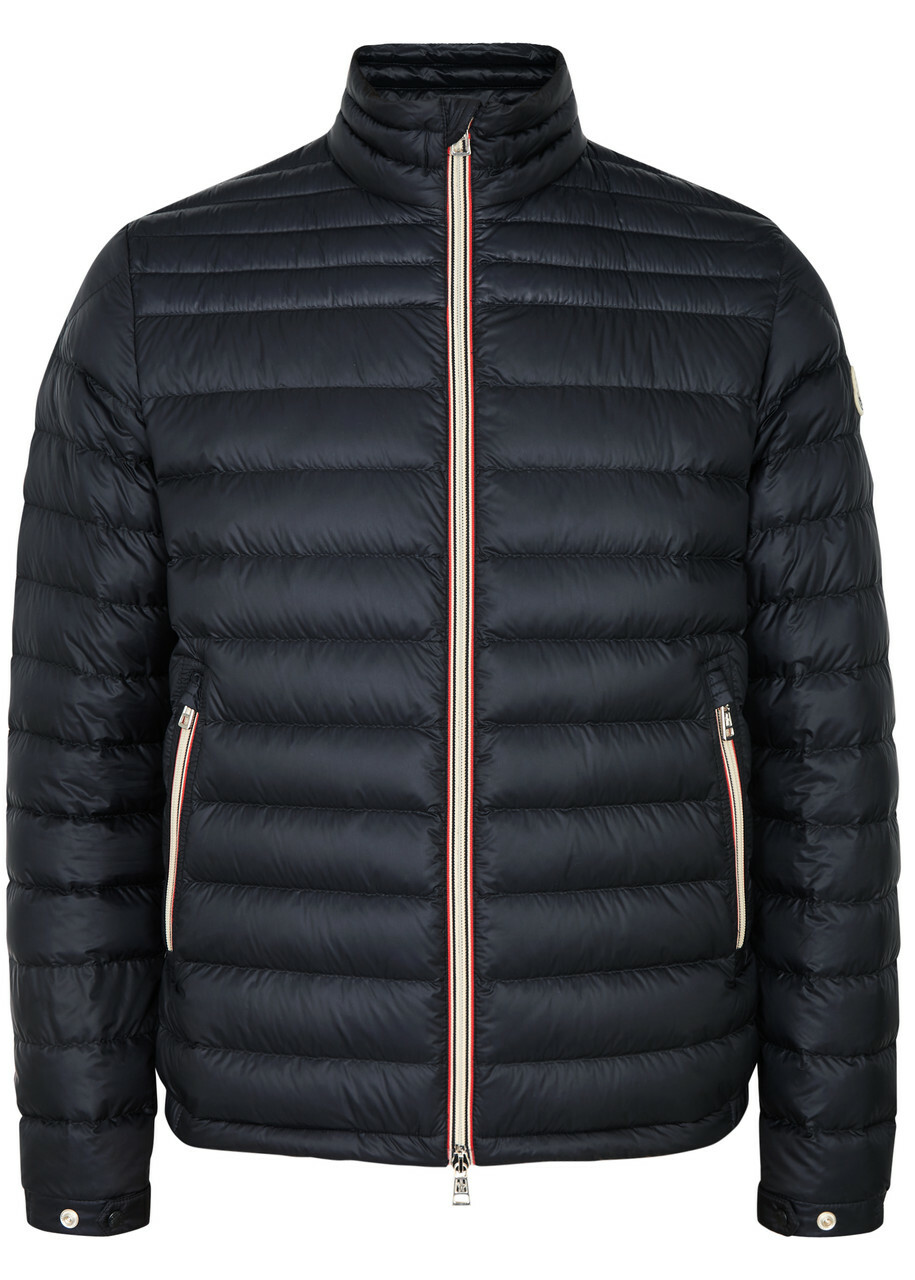 Moncler Daniel Quilted Shell Jacket Navy 4, Men's Designer Shell