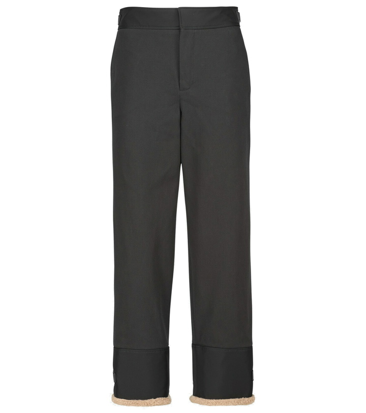 Photo: Loro Piana - Andes cotton-blend twill straight pants