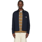 Moncler Navy Cotton Blend Gabardine Shirt Jacket