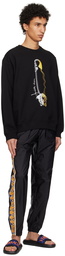 Versace Black Safety Pin Sweatshirt