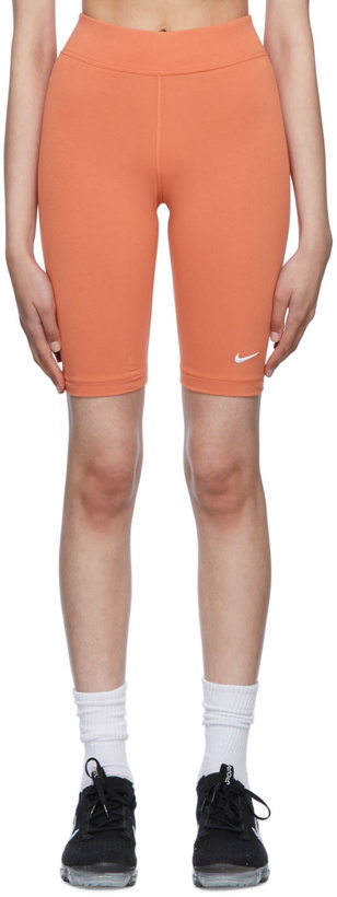 Photo: Nike Orange Sportswear Essential Shorts