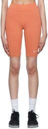 Nike Orange Sportswear Essential Shorts