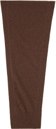 LEMAIRE Brown Wrap Scarf