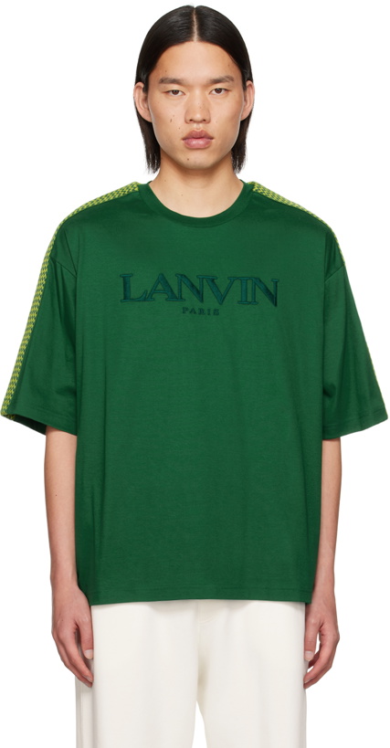 Photo: Lanvin Green Curb Side T-Shirt