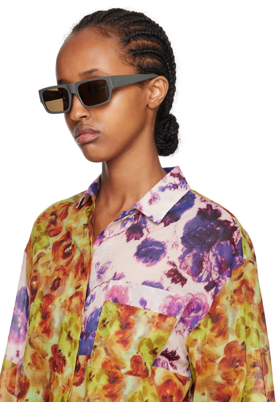 dries van noten×linda farow eyeweae grey Linda Farrow Dries Van Noten C4 | Vytria Eyewear