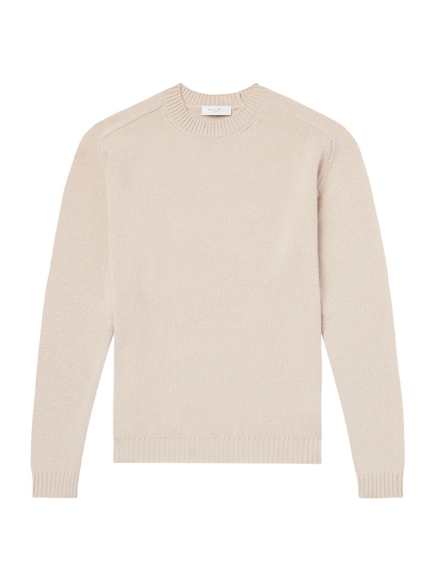 Photo: Boglioli - Wool and Cashmere-Blend Sweater - Neutrals