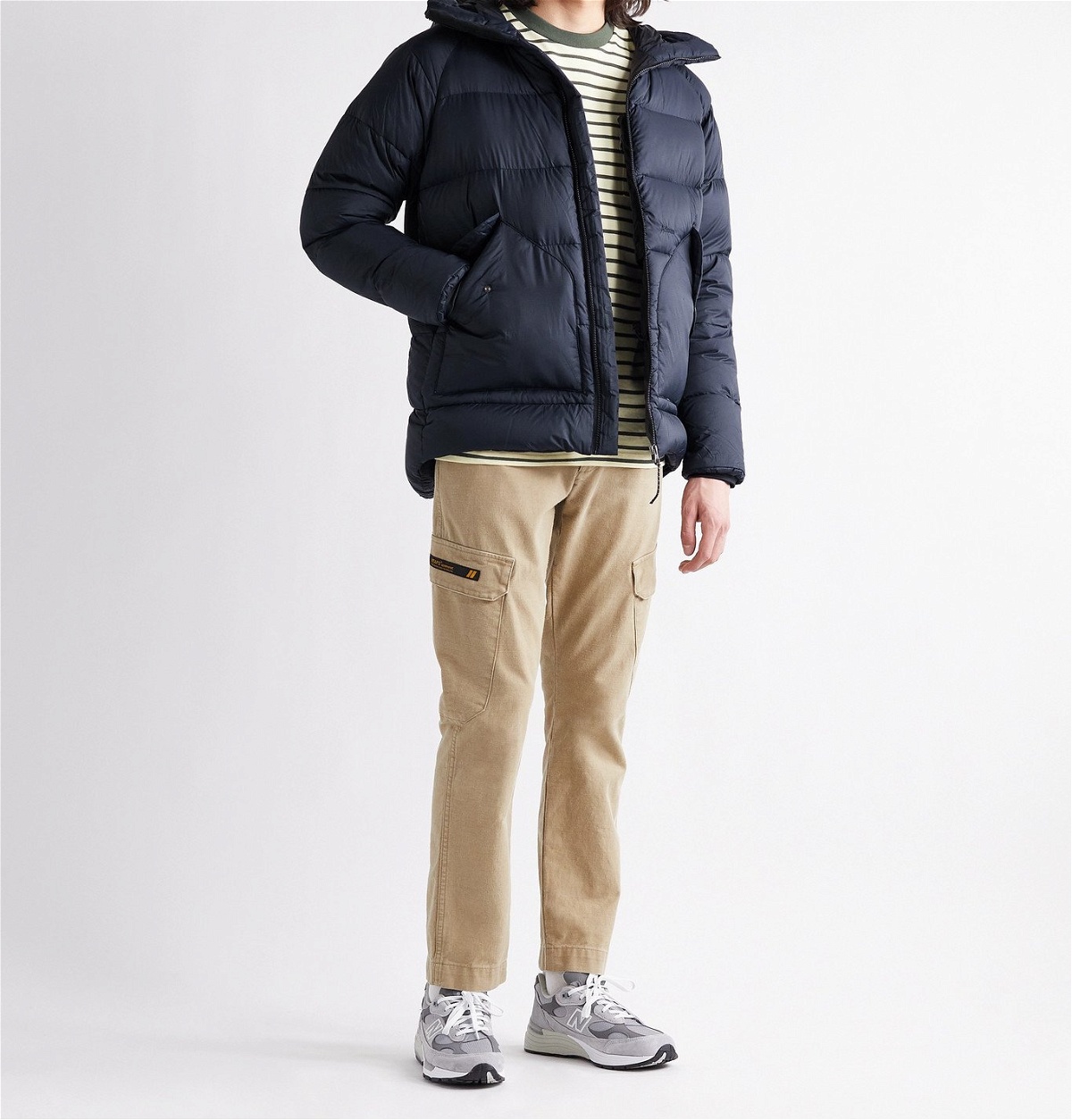 Adsum - Alpine Quilted Nylon-Ripstop Hooded Down Jacket - Blue Adsum