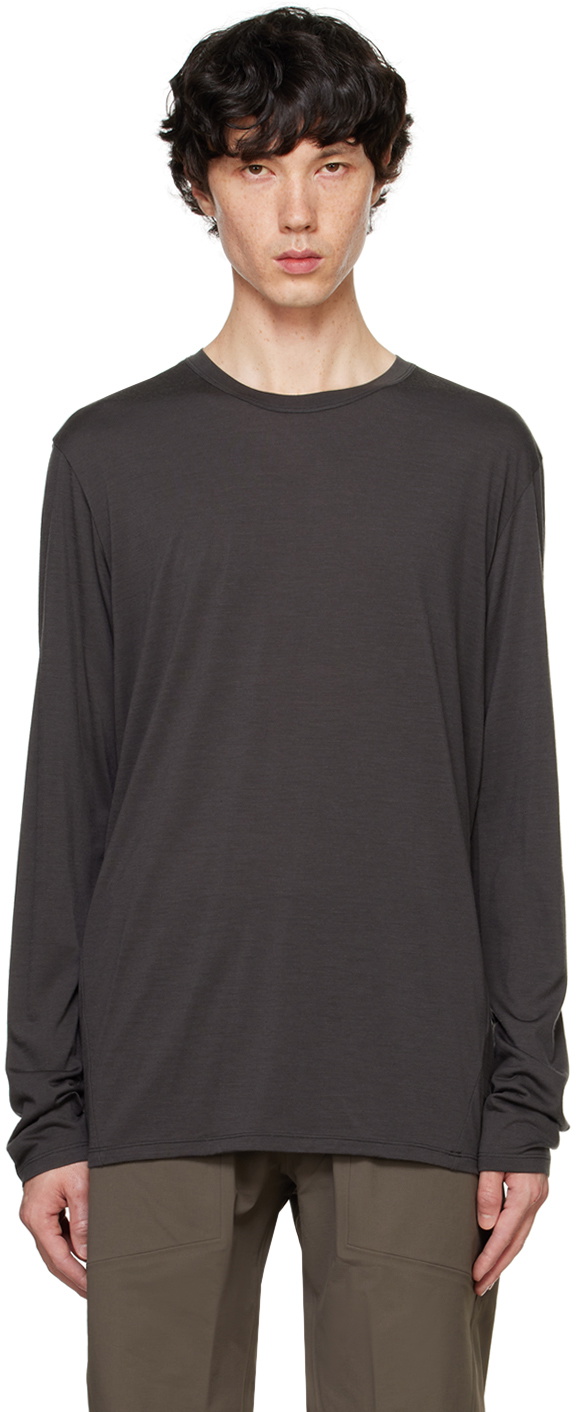 Veilance Gray Frame Long Sleeve T-shirt