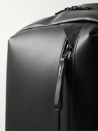 Master-Piece - Slick Logo-Appliquéd Leather and CORDURA® Ballistic Nylon Backpack