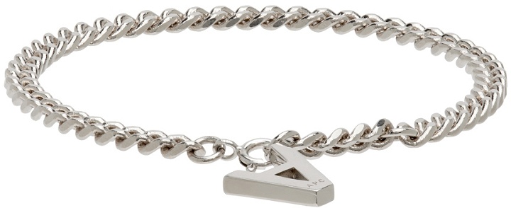 Photo: A.P.C. Silver Logo A Bracelet