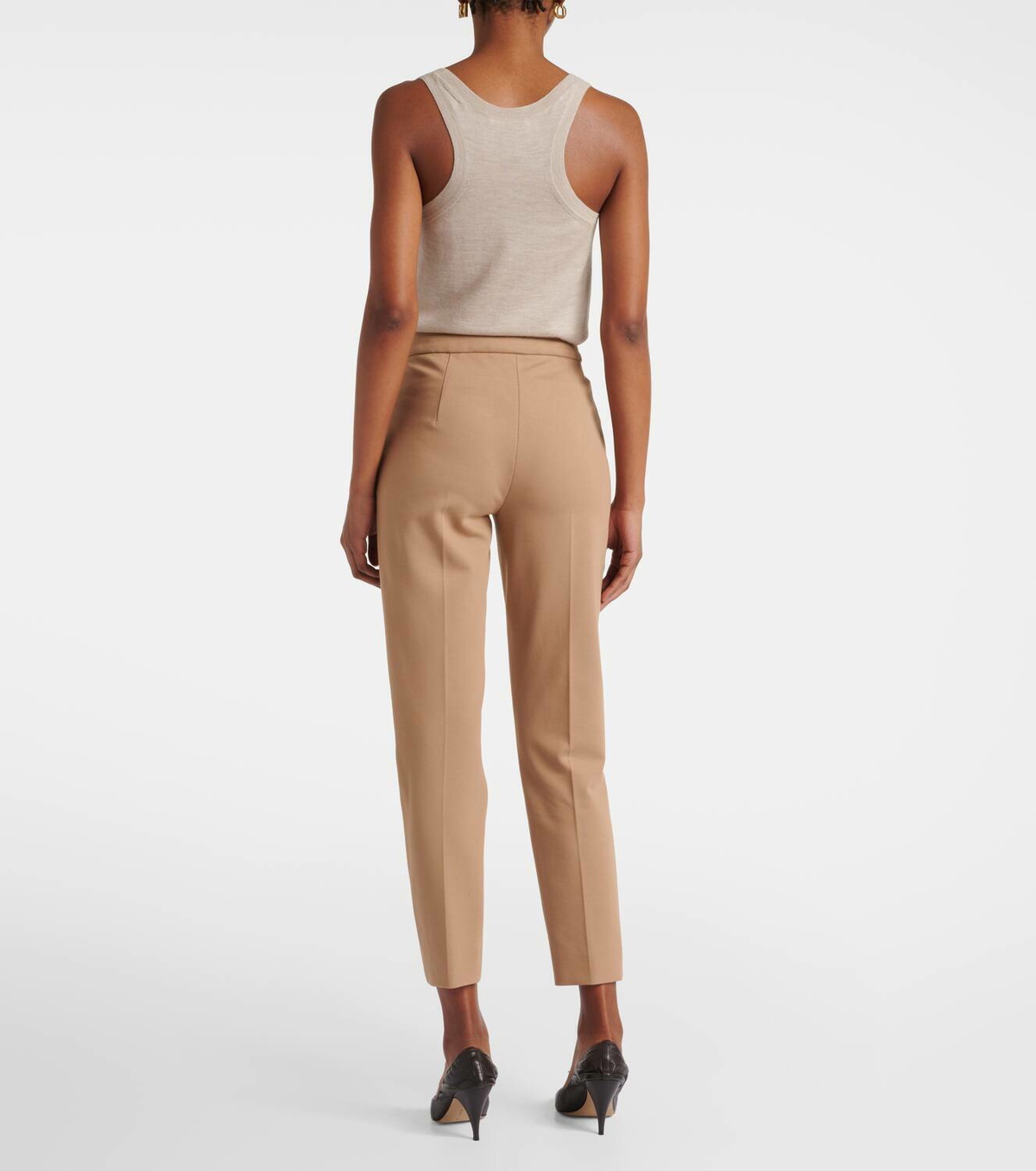 Max Mara Pegno jersey slim pants