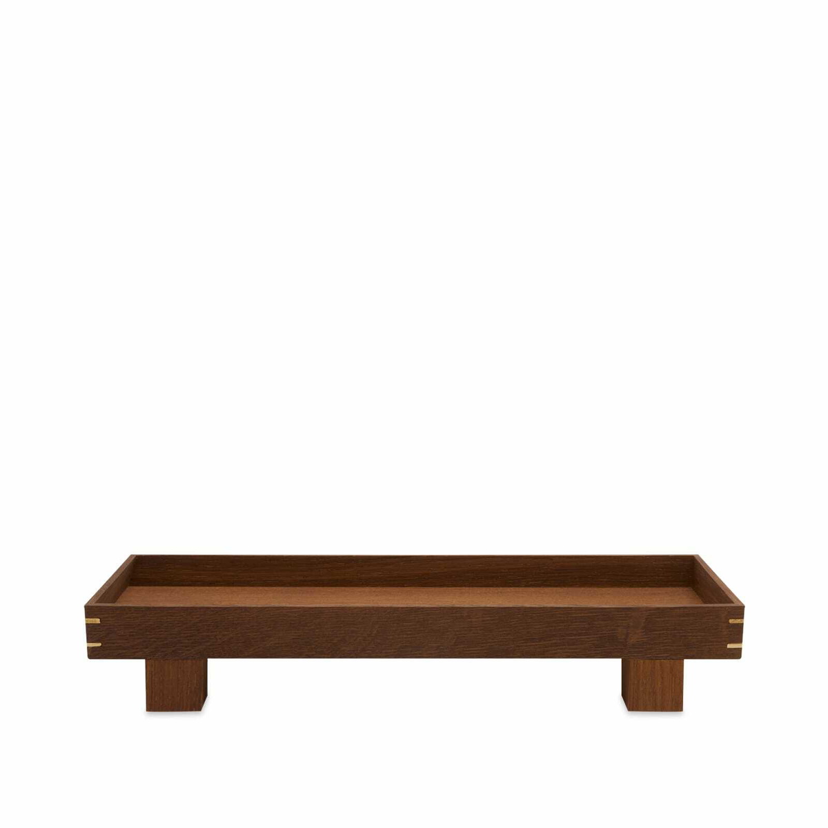ferm LIVING Bon Wooden Tray - X Small in Smoked Oak 