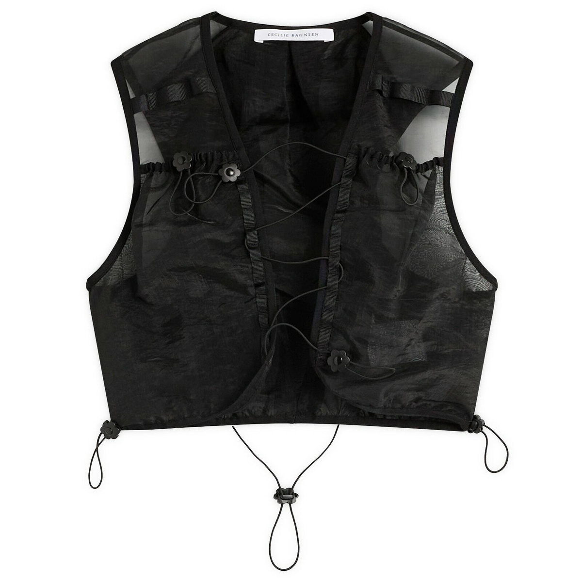 Cecilie Bahnsen Women's Bona Running Vest in Black