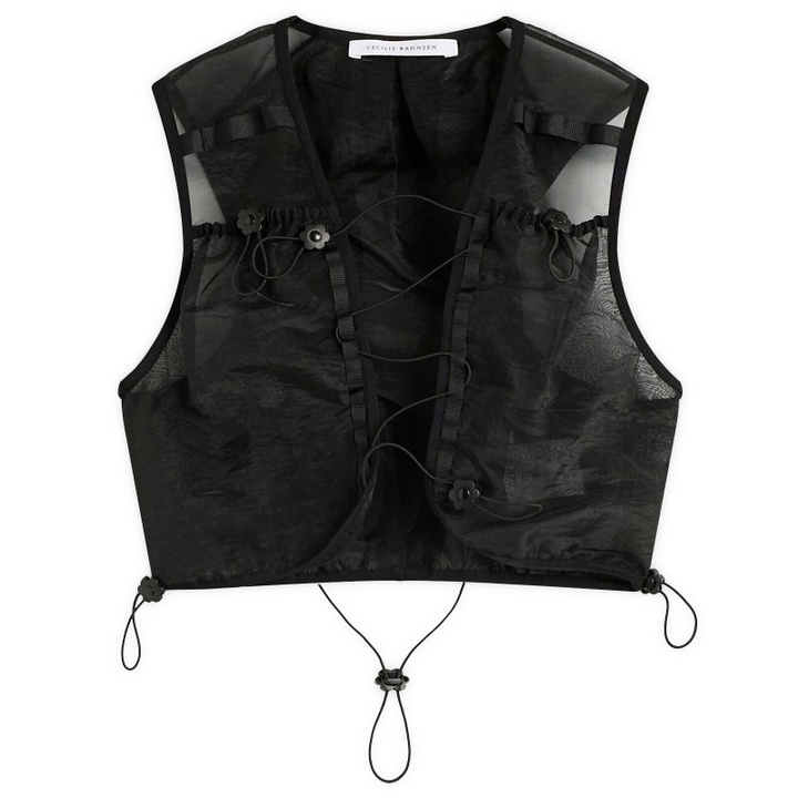Photo: Cecilie Bahnsen Women's Bona Running Vest in Black